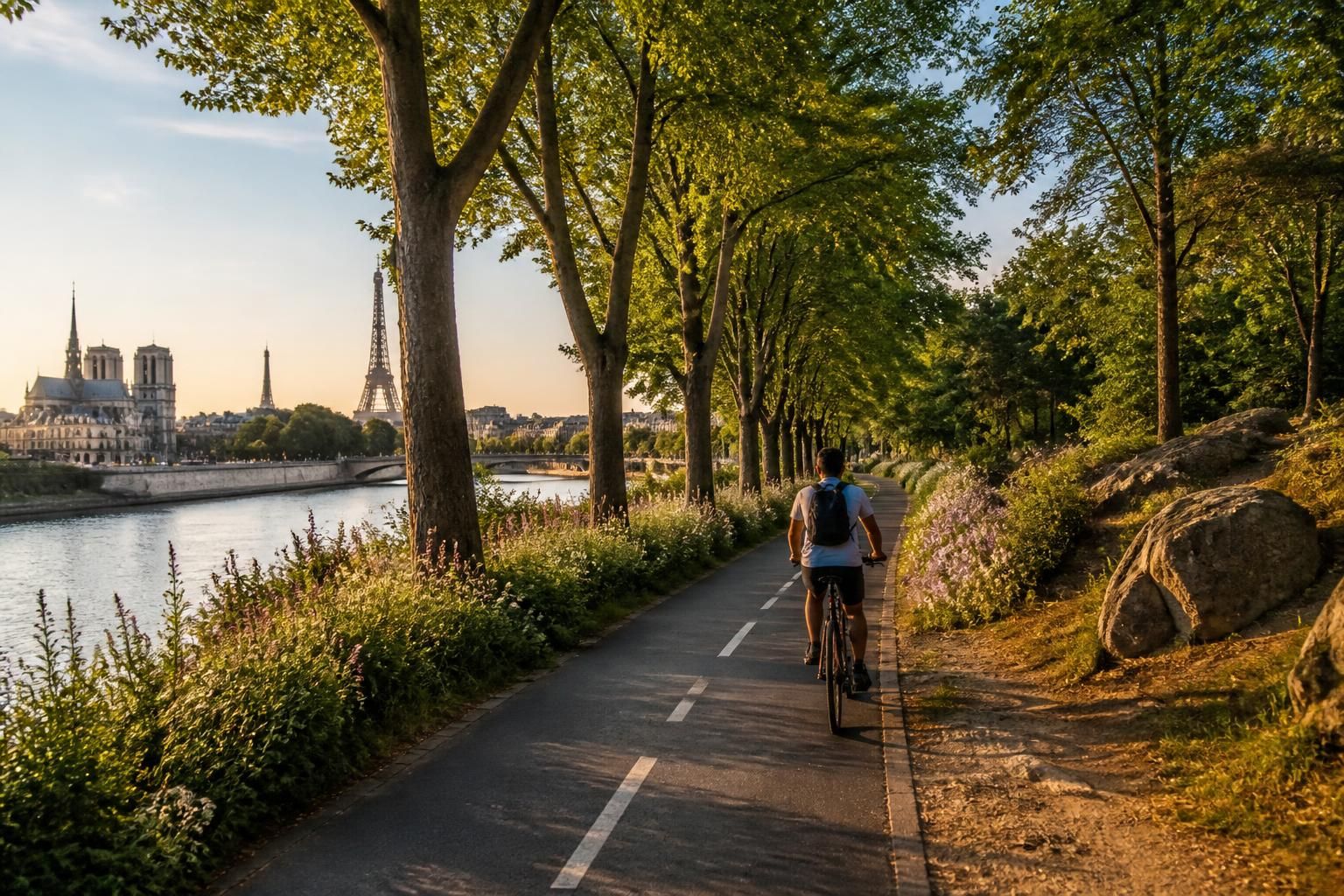 découvrez un parcours à vélo alliant histoire et nature en partant de paris jusqu'à fontainebleau, idéal pour les amateurs de randonnée et de paysages pittoresques.