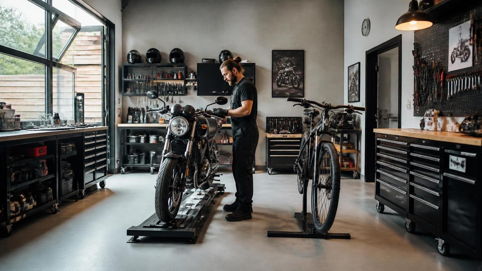 découvrez l'atelier mhw, un espace dédié aux passionnés des deux-roues. réparations, conseils et accessoires pour motos et vélos dans un cadre convivial.
