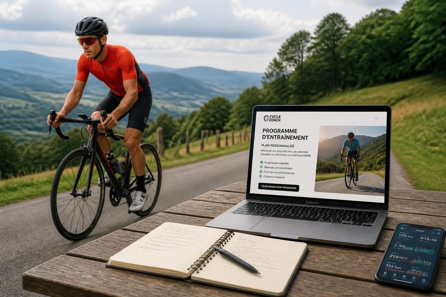 téléchargez gratuitement notre guide complet du programme d'entraînement vélo route en pdf, idéal pour améliorer vos performances et organiser vos séances efficacement.